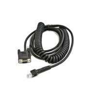 Cable, RS-232, 25P, Male, CBX800 Power Off Terminal, Coiled, 12 ft.