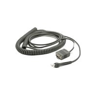 CBA-R06-C20PAR - 20ft Coiled RS232 DB9 Female Connector Cable