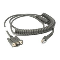 CBA-R37-C09ZAR - 9ft Coiled RS232 DB9 Female, 9 Pin Cable