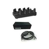 EC50/EC55 5-Slot Charge &amp; Ethernet Communication Cradle - 5 devices, Supports device with/without trigger gun