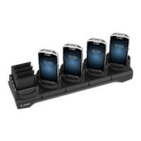 CRD-TC51-5SC4B-01 Zebra TC51/TC52/TC56/TC57 5-slot Charge-only cradle with 4-slot spare battery charger