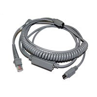 Cable, IBM PS/2, KBW, Minidin Connector, External Power Supply, Coiled