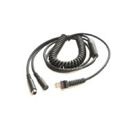 Cable, KBW, PS/2, Coiled, CAB-437, 9 ft.