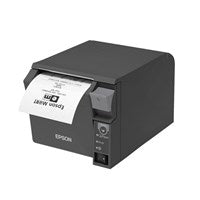 TM-T70II (025A1): Serial + Built-in USB, PS, Black, UK