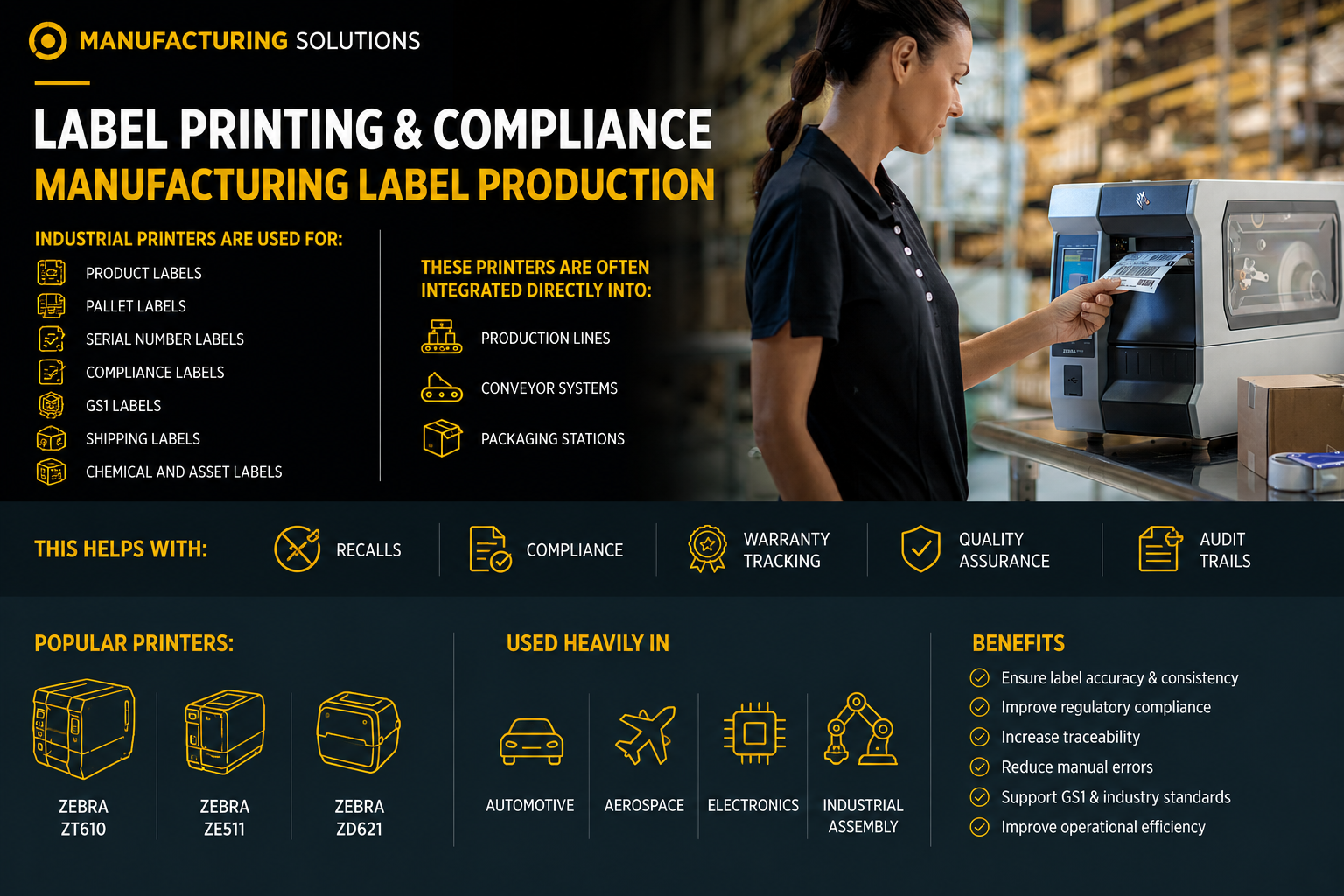 Industrial Label Printing & Compliance