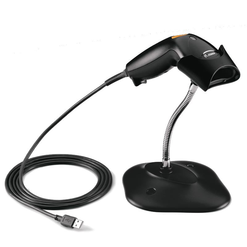 Zebra LS1203 Hand Held Laser Barcode Scanner