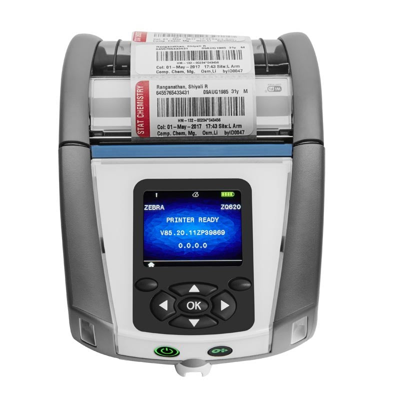 Zebra ZQ620-HC 3" print width Healthcare mobile label printer (ZQ600 Series)