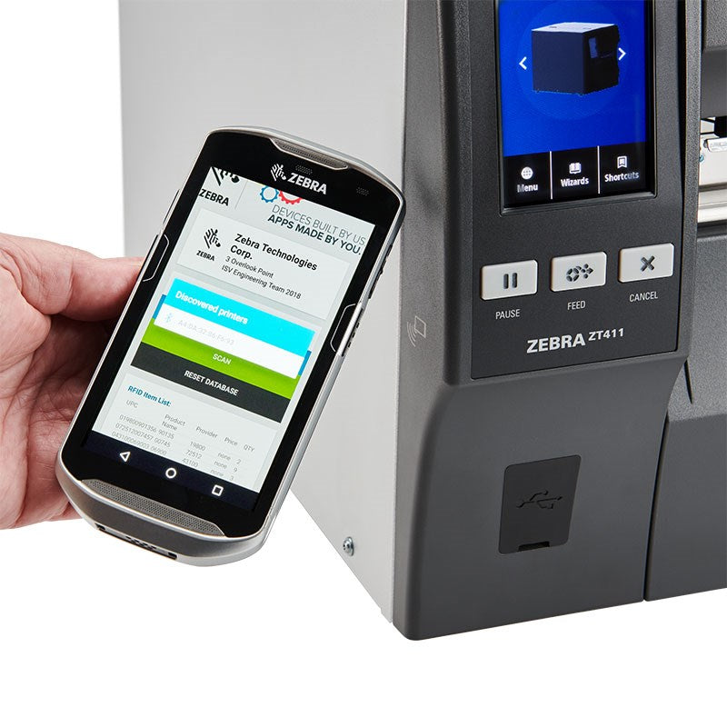Zebra ZT411R RFID 4 inch Industrial Label Printers/Encoders (ZT400 Series)