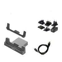 EDA10A-SC-R Honeywell EDA10A Single Charging Dock, USB Cable, 5V 2A Power Adapter, and Plugs for US,UK,AU,EU,IN